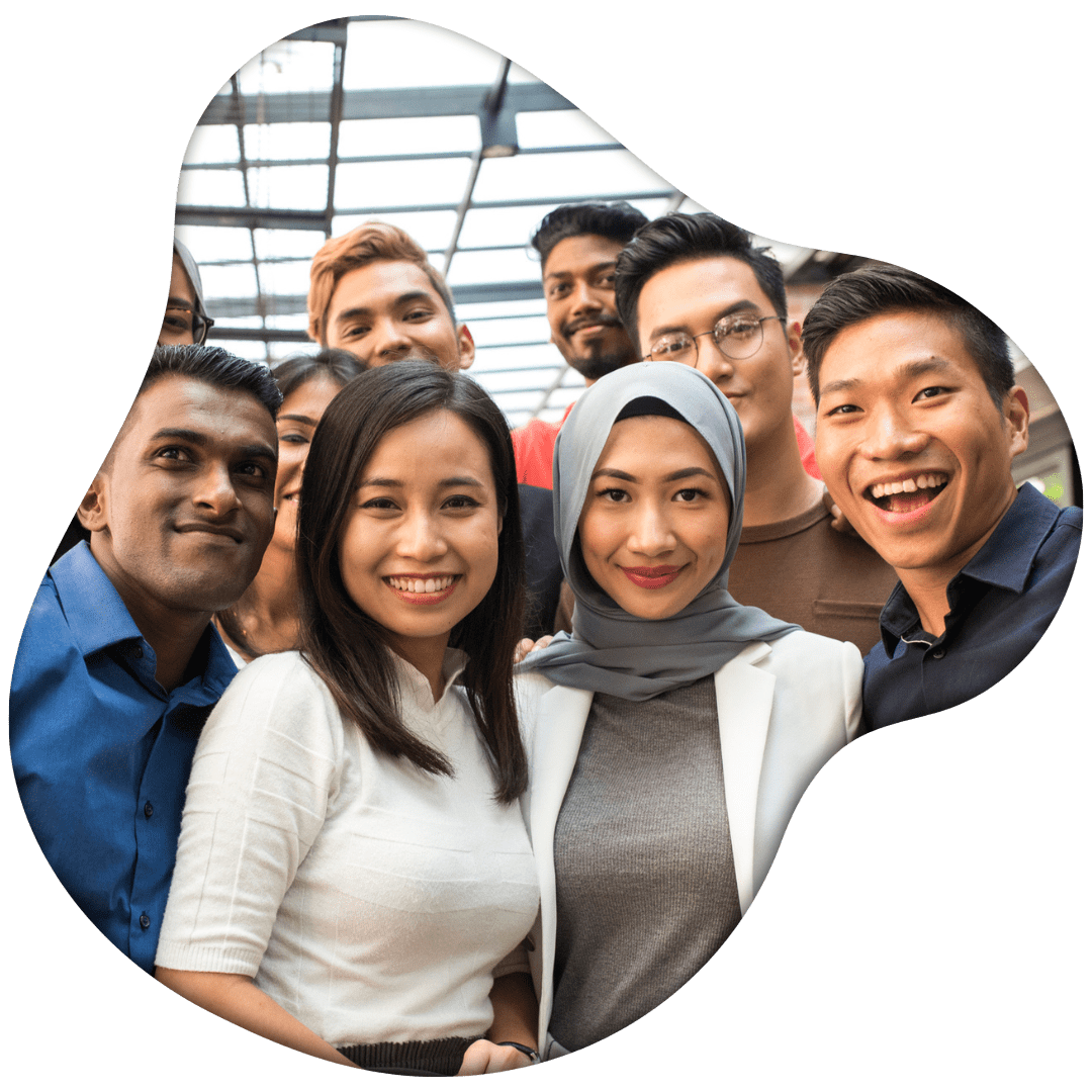 Portrait, face and indian woman on a rooftop, relax and happy while enjoying sunrise and city views. Freedom, peaceful and wellness girl meditating, start day with positive mindset and relaxation